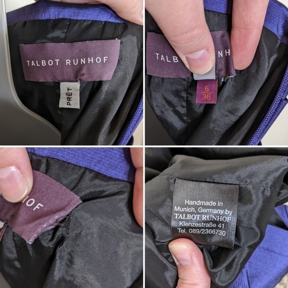 Talbot Runhof Cap Sleeve Ruched Sweetheart Formal Cocktail Dress - Picture 6 of 9